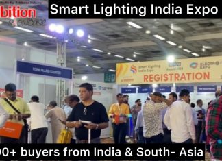 Stylish Led Light for house, Office & Trading Personal at Smart Lighting India Expo 2023.